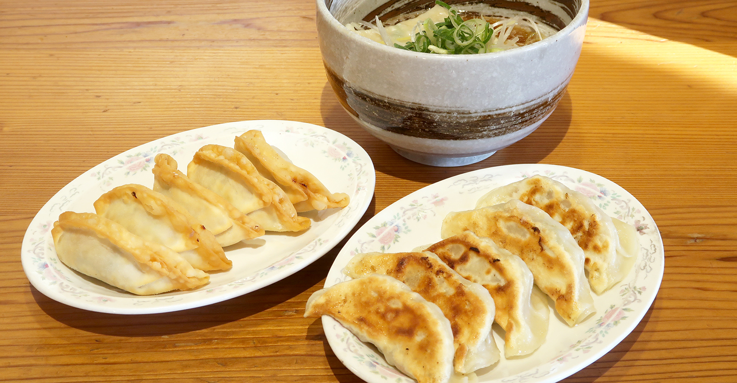 大きめだけど重くない！野菜たっぷり餃子