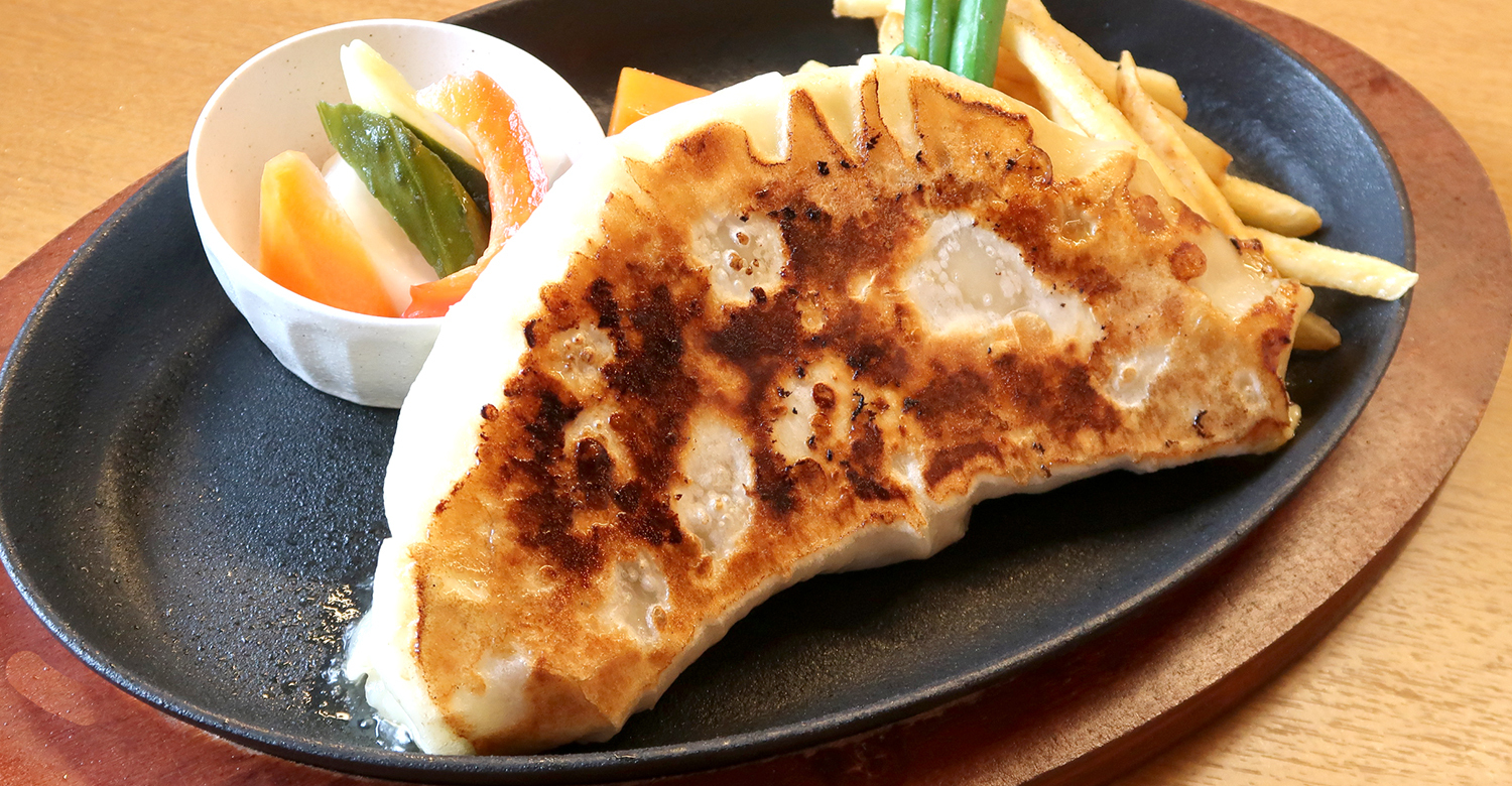 大きな餃子にビックリ！ワンちゃんOKの餃子カフェ